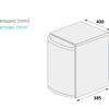 Minibar Winter 30 Negro Puerta Vidrio WINTER